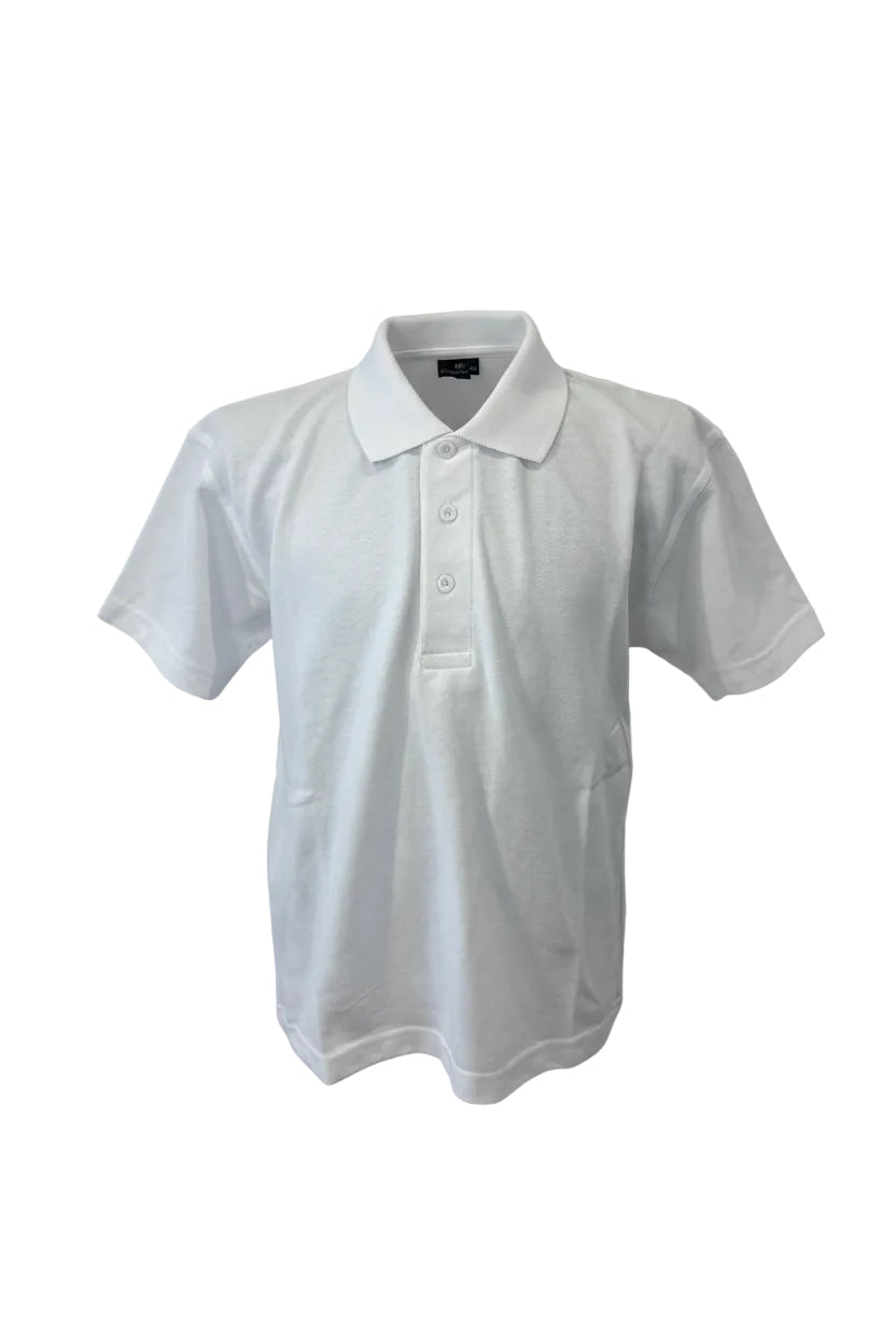 Plain White Polo Shirt