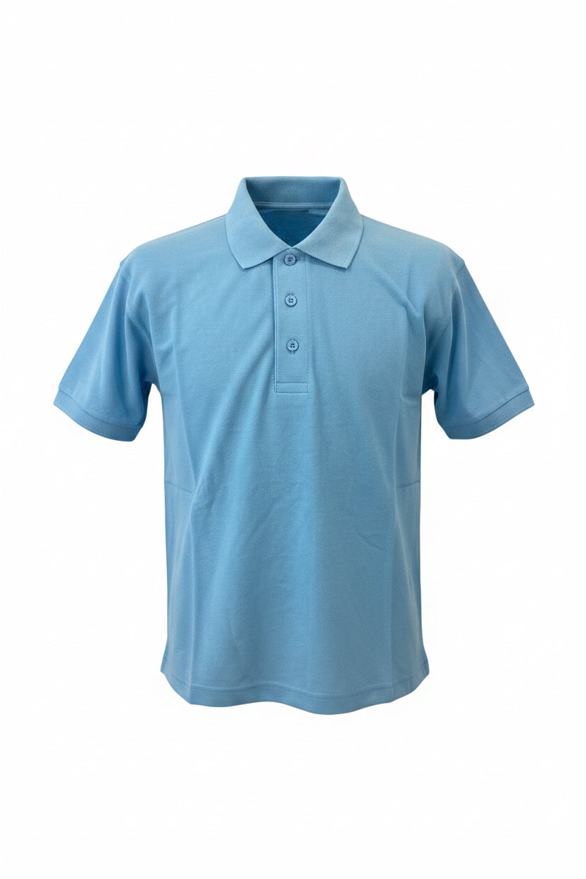 Plain Blue Polo Shirt