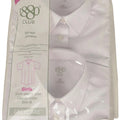 1880 Club White Slim Fit Blouse Twin Pack