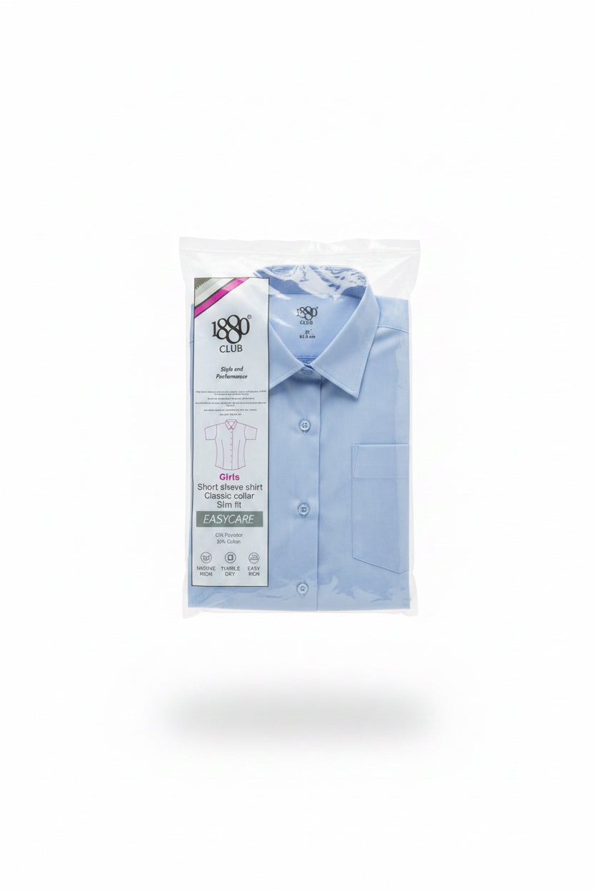 1880 Club Blue Slim Fit Blouse Twin Pack